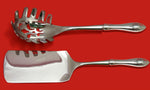 Mount Vernon by Lunt Sterling Italian Pasta Server Set 2pc HHWS Custom