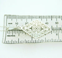 935 Argentium Sterling Diamond Shaped Pendant (#J4413)