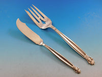 Copenhagen by Manchester Sterling Silver Flatware Set for 12 Service 53 Pieces