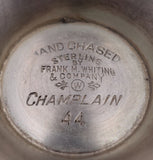 Champlain by Frank Whiting Sterling Silver Goblet Hand Chased 44 6 1/2" #4350-2