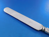 Lap Over Acid Etched Tiffany Sterling Silver Regular Knife Daylily Flower 9 1/4"