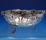 Floral by Theodore Starr Sterling Silver Candy Dish w/Swing Handle #888 (#7782)