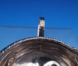 English Georgian Sterling Silver Sauce Boat Gadroon Rim Applied Handle (#7935)