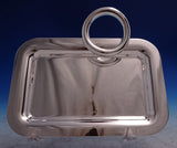 Vertigo by Christofle Silverplate Appetizer Plate w/Ring Handle Unused #8749