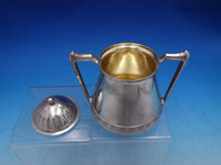 Wave No. 410 by Gorham Coin Silver Sugar & Creamer Early c1850 (#7072)