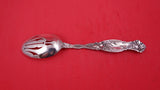 Frontenac By International Sterling Silver Pierced Serving Spoon Tulip 8 1/4"