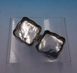 Dutch Sterling Silver Box Square Hand Engraved .84 ozt. 1/2" x 2" (#4939)