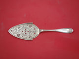 John Polhamus Sterling Silver Cake Server Brite-Cut Pierced Flowers on Blade