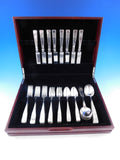 Elizabeth Tudor Hammered by Schofield Sterling Silver Flatware Set 40 pieces