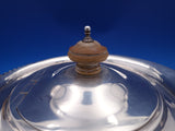 James Parkes and Co English Estate Sterling Silver Tea Pot w/ Wood Handle #8445