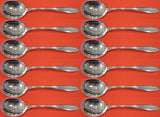 Prelude by International Sterling Silver Cream Soup Spoon Set 12 pieces 6 1/2"