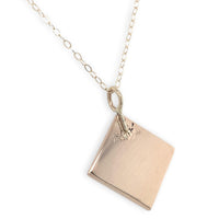14k Yellow Gold Seed Pearl Enamel 1917 Pendant with 14k Chain Jewelry (#J7258)