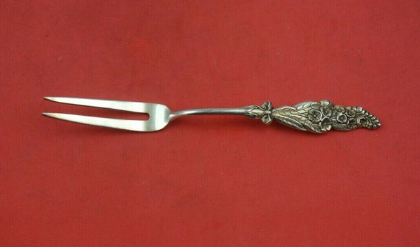 Harlequin by Reed and Barton Sterling Silver Pickle Fork 2-Tine 5 3/8" Vintage