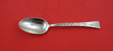 Lap Over Edge Acid Etched by Tiffany and Co Sterling Teaspoon w/ Flowers 6"