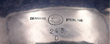 Georg Jensen Sterling Silver Master Salt Dish #243D Modern 4" x 2 3/4" (#7877)