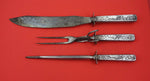 Pomona by Towle Sterling Roast Carving Set 3-pc knife 15" fork 11" hone 11 3/4"