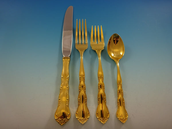 Cheryl Gold by Kirk Vermeil Sterling Silver Regular Size Place Setting(s) 4pc