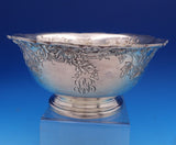 Chrysanthemum by Unknown Sterling Silver Fruit Bowl #5300/123 4 5/8" Tall #7943