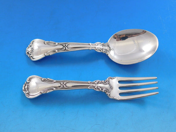 Chantilly by Gorham Sterling Silver Baby Set 2-Piece Original 4 1/2" Heirloom