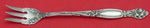 Frontenac by International Sterling Silver Cocktail Fork with Flowers Narrow