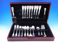 Winterthur by Reed & Barton Silverplate Flatware Set 8 Service 44 pcs Shell