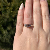 14k Gold 1.19ct Precious Genuine Natural Topaz and .17ct Diamond Ring (#J7113)