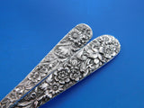 Repousse by Kirk Sterling Silver Flatware Set for 12 Service 50 pieces Dinner