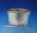 Silverplate Wine Coaster w/ Names and Date Inscriptions 1833, 1884, 1951 (#6488)