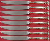 Romance Of The Sea by Wallace Sterling Silver Steak Knife Set 8pc Not Ser Custom