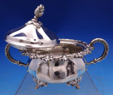 Rosebud by Eugen Ferner German Sterling Silver Tea Set 4pc 1957 76.1 ozt. #8875