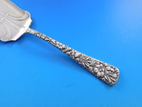 Arlington by Towle Sterling Silver Ice Cream Slice AS brite-cut w/ flower 9 1/4"