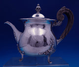 Laura by Buccellati Sterling Silver Tea Set 5pc with Tray (#8884) Rare!