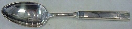 Tiffany & Co. Sterling Silver Serving Spoon HH Square Handle All Sterling 8 1/4"