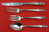 Silver Poppy by Lunt Sterling Silver Regular Size Place Setting(s) 4-Piece