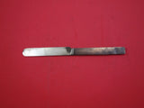 Japanese Sterling Silver Tea Knife samurai w/ gold flames bronze handle 7 3/4"