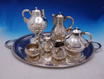 Mexican Conquistador for Spratling Sterling Silver Tea Set w/ Kettle (#4577)