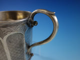 Tifft and Whiting Coin Silver Baby Child's Cup Mug Engine Turned Panels (#8864)
