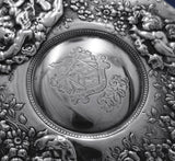 Tiffany and Co Sterling Silver Dresser Set 6pc Cherubs Motif (#8900) Lovely!