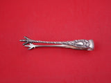 Chrysanthemum by Durgin Sterling Silver Sugar Tong 4 1/2"