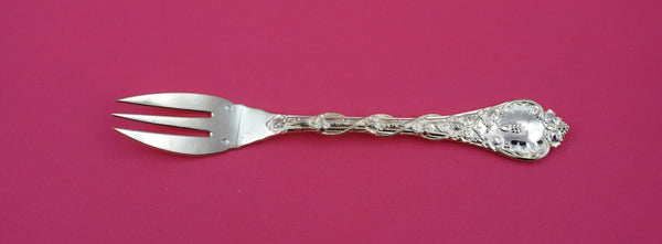 Demidoff Vermeil by Odiot French Sterling Silver Salad Fork unused 7 1/2"