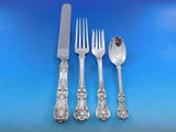 English King by Tiffany & Co Sterling Silver Flatware Set Service 192 pcs Dinner