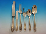 Basket of Flowers by D&H Sterling Silver Flatware Set Service 40 pcs M Monogram