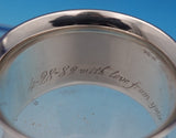 Wallace Sterling Silver Napkin Ring #W-94 1" 1.97 ozt. Monogrammed (#9004)