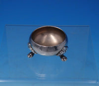 Bougainville by Hacker and Hermann Silverplate Salt Dip with Spoon Set (#5068)