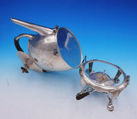 Pointed End by Arthur Stone Sterling Silver Tea Set 6pc Arts and Crafts (#3527)