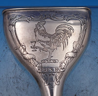 Wm Kerr Sterling Silver Wine Funnel Rooster Holding Glass #53 4.75" (#8385)