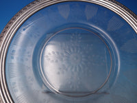 Windsor Rose by Watson Sterling Silver Cut Crystal Serving Plate #B564  (#7116)