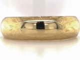 14k Yellow Gold Bangle Bracelet Jewelry 15.53dwt (#J5962)
