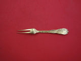 Chrysanthemum Vermeil by Tiffany and Co Sterling Silver Fruit Fork  6 1/4"