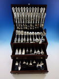 Grande Baroque by Wallace Sterling Silver Flatware Set 24 Dinner Service 203 Pcs